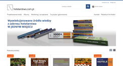 Desktop Screenshot of hotelarstwo.com.pl